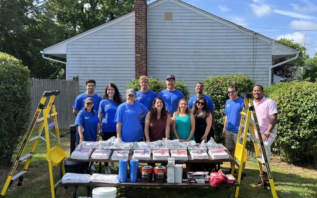 Volunteers from Goldman Sachs Community TeamWorks Help Re-Paint Nassau Haven