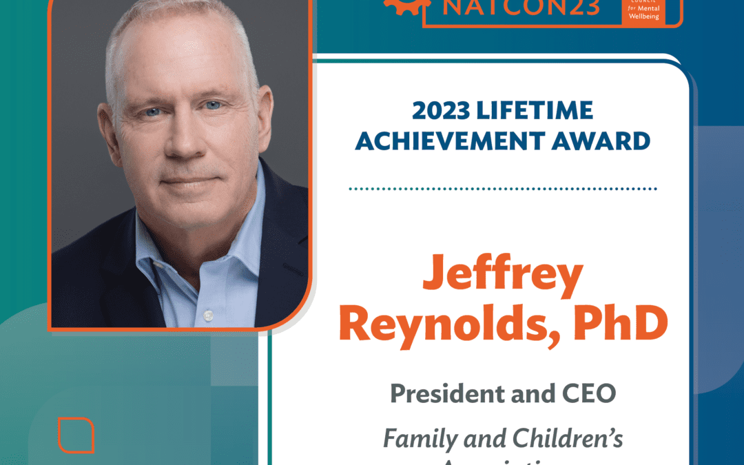 FCA’s Dr. Jeffrey Reynolds Honored with Lifetime Achievement Award