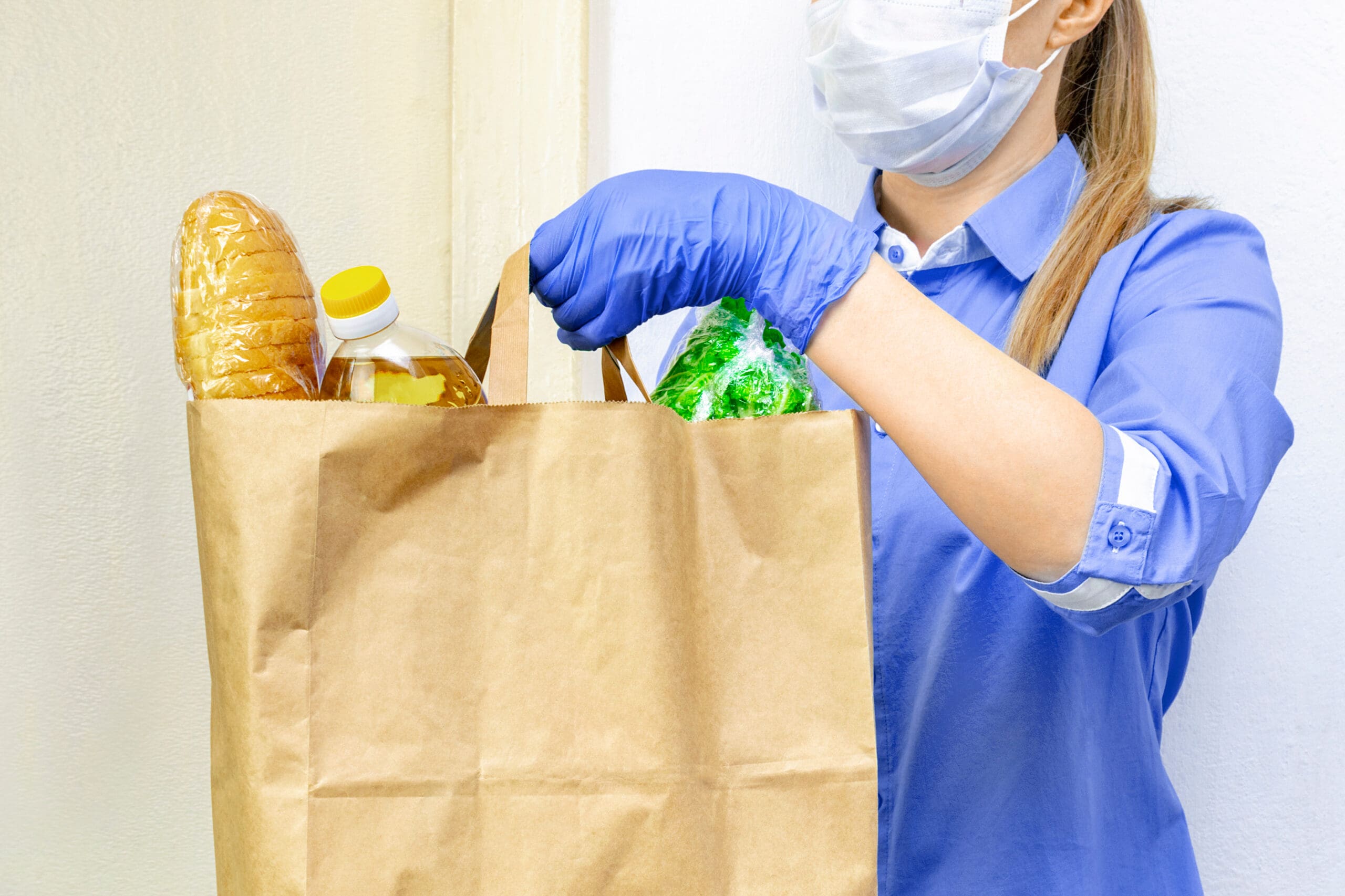 Covid Food Donation Stock Covid Food Donation Stock